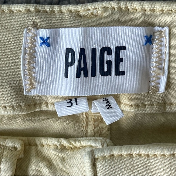Paige Carly Wide Leg Tie Waist Ankle Length Jeans 31 Vintage Vanilla Sugar NEW - Picture 7 of 7
